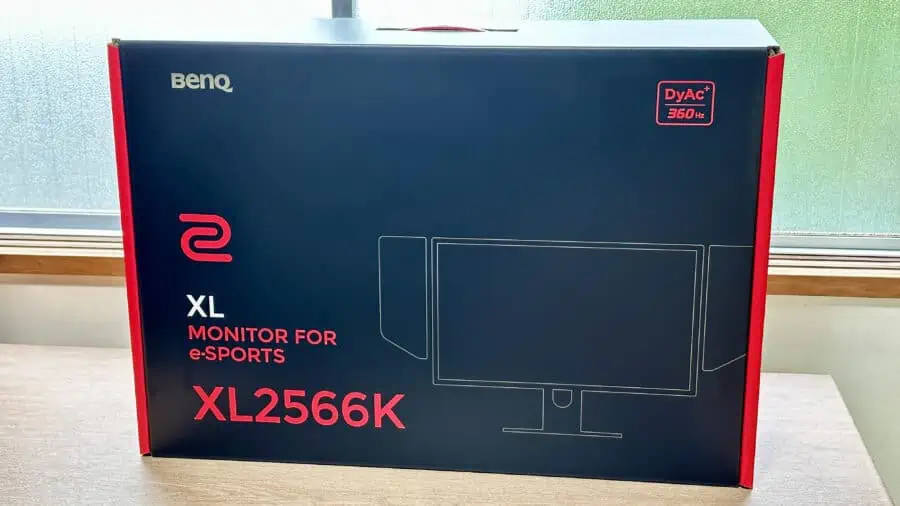 BenQ ZOWIE XL2566Kのパッケージ